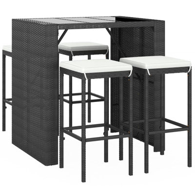 Dolphin Bar Set with Stools