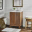 Meuble-lavabo 24 po
en chêne brun
