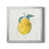 Toile argentée encadrée