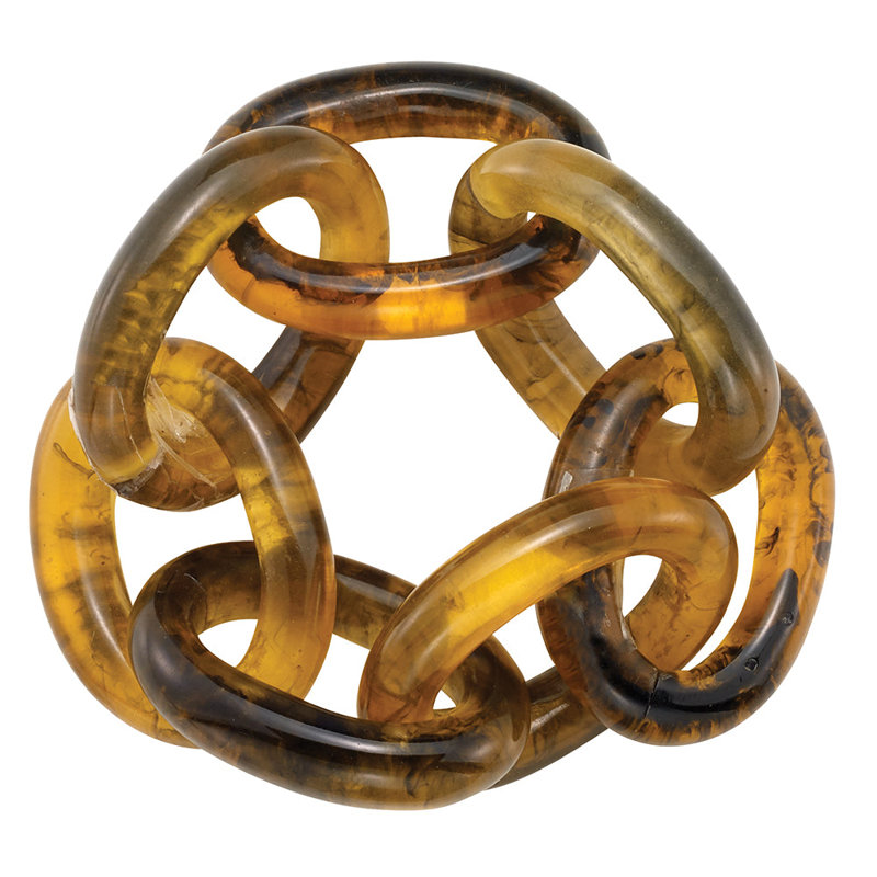 Chain Link Black NR P/4, Tortoise
