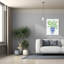 "Epant Graffiti" Elegant Chinoiserie 2 White "par Farida Zaman, art mural sur toile, 26 po x 34 po-109891496