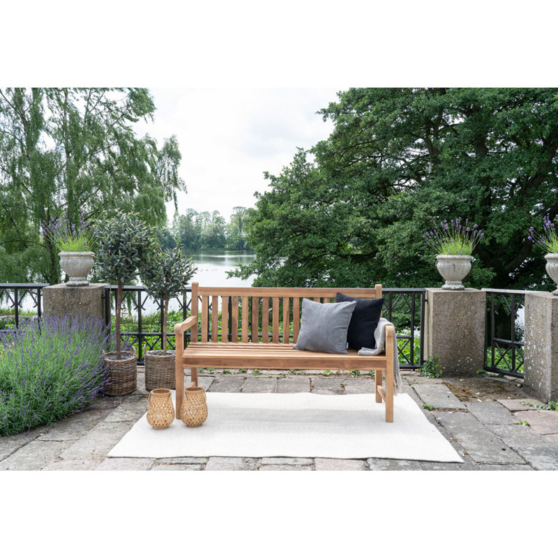 Wheeler Solid Wood Teak Outdoor Bench