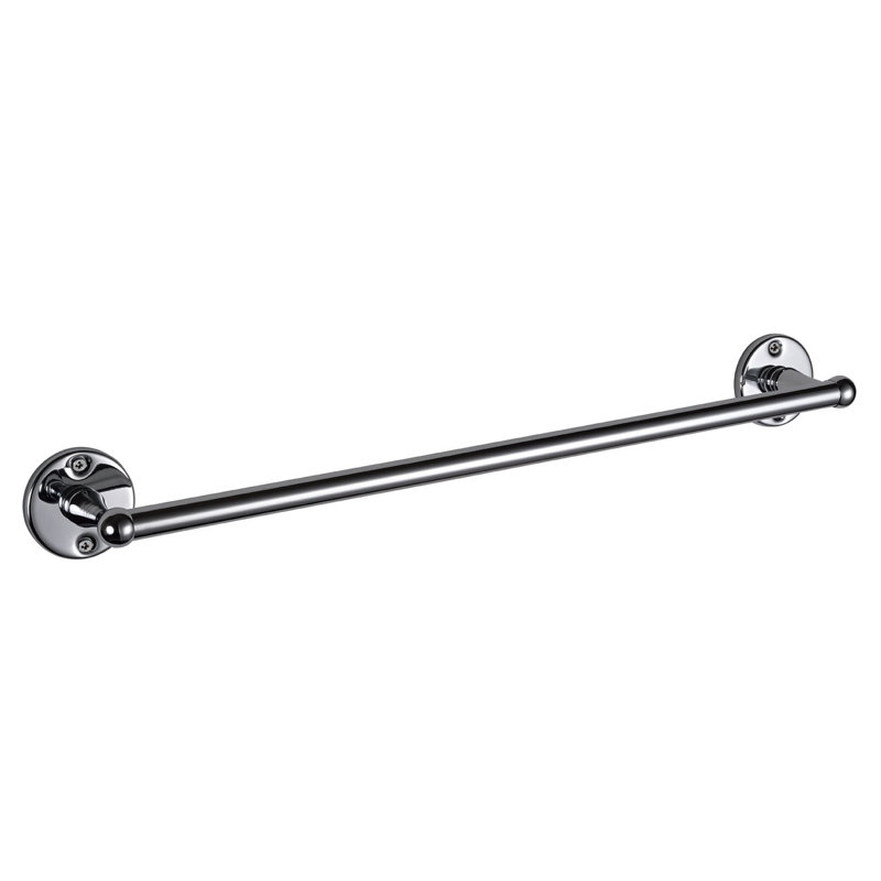 Barre à serviettes murale en métal 18 po Aaven, Nickel satiné brossé