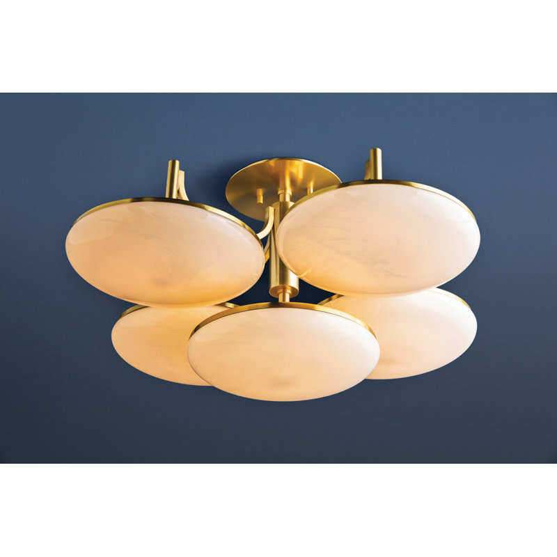 Bregman 5 Light Semi Flush