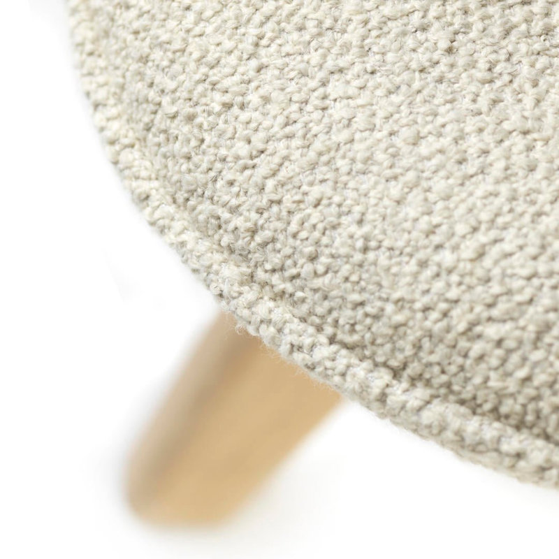 Suru Armless Chair, Light Beige