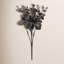 3 faisceaux d'eucalyptus artificiels tiges d'eucalyptus branches noires pour Halloween