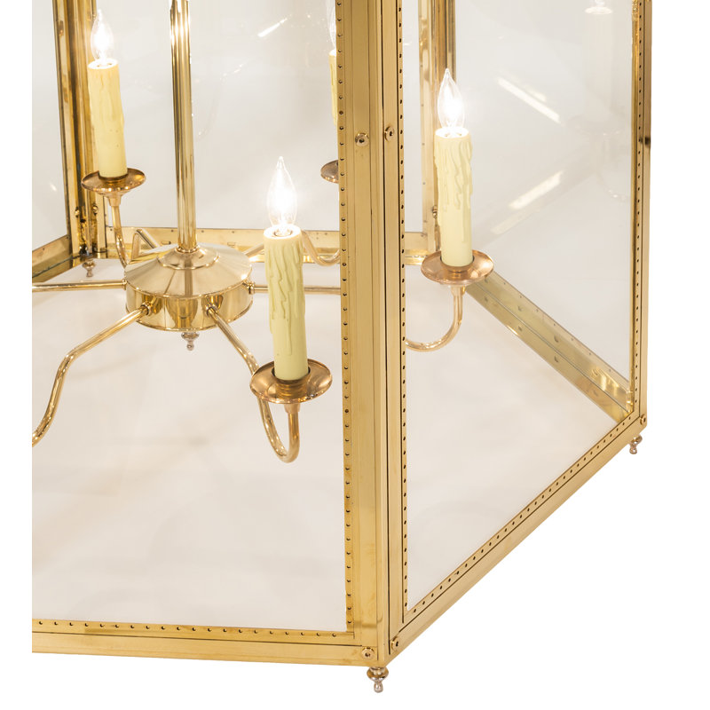 Luminaire suspendu 6 lumières Ouro