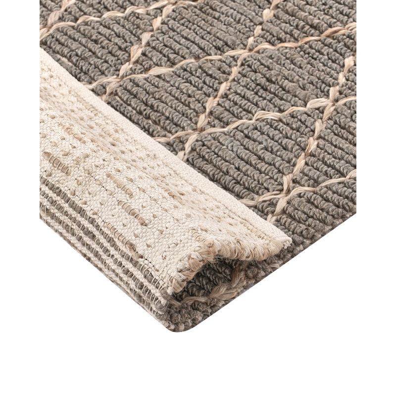Rug TELLIKAYA Jute Grey, Rectangle 200 x 300 cm