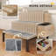 Dog Stairs with Storage Dog Steps for Older Cats & Small Dogs Oak