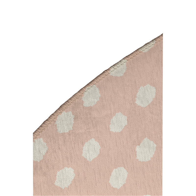 Tapis de jeu pour enfants Grunge Dot, Rose