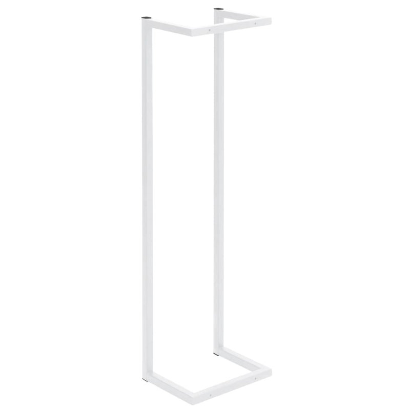 Porte-serviettes de salle de bain mural VidaXL, Blanc
