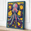Ornamental Octopus Art Deco - Wrapped Canvas-420063857-420063867