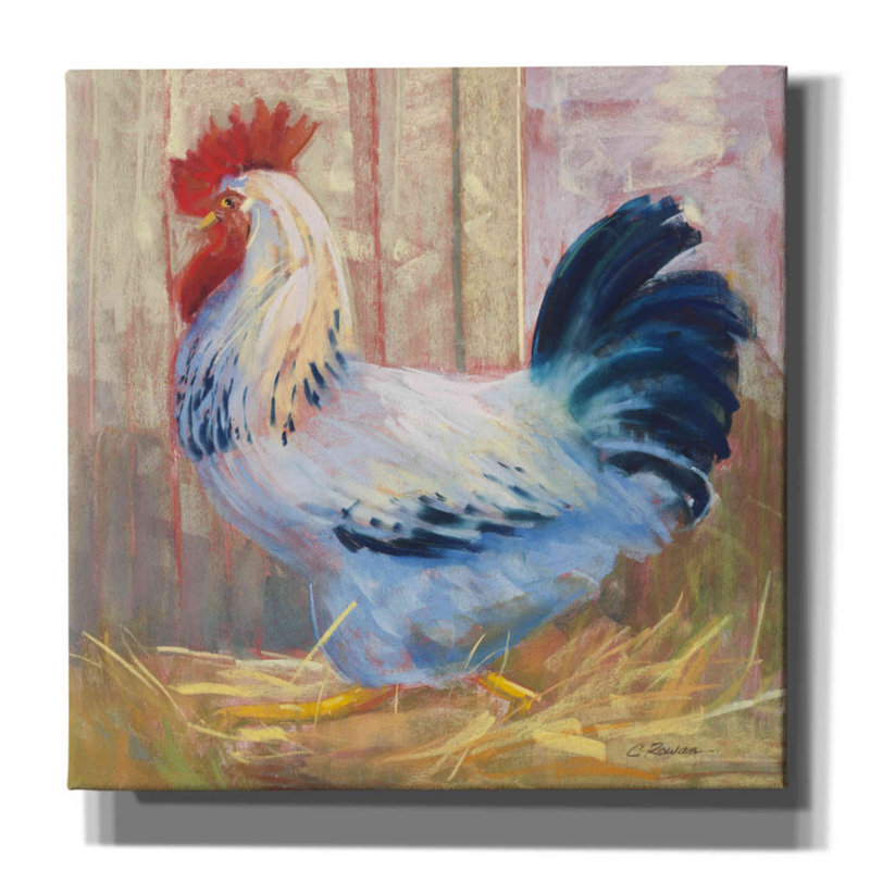 Hercule sur toile par Carol Rowan, H 12 po x l 12 po x P 0,75 po