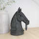 Lula Polystone Horse Head Sculpture