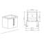 Damira 505mm Single Bathroom Vanity with Integrated Ceramic Basin-321989077