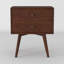 Solid Wood Bedside Table-1409737467
