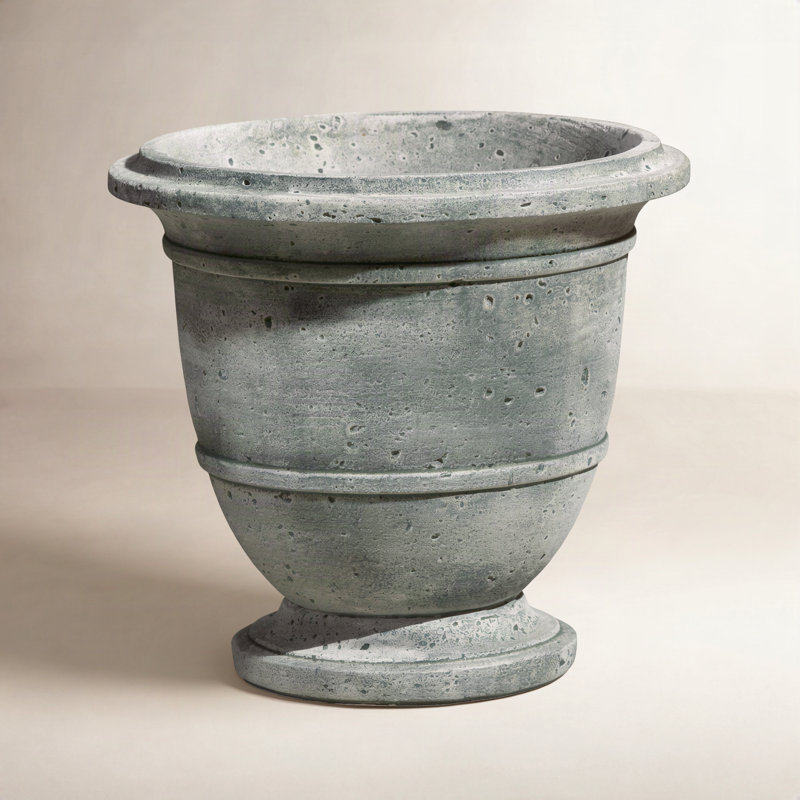 Relais Urn Planter, 21.75" H x 24" W x 24" D, Pietra Vecchia