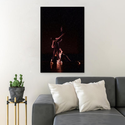 " Two Women Dancing On Stage "