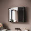 70 mm W 60 mm H Framed Mirrored Bathroom Cabinets 3 Shelves with Mirror-1735589591