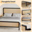 Structure de lit Cane Boho-1143999422