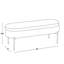 Banc de rangement contemporain avec base en métal-970725921