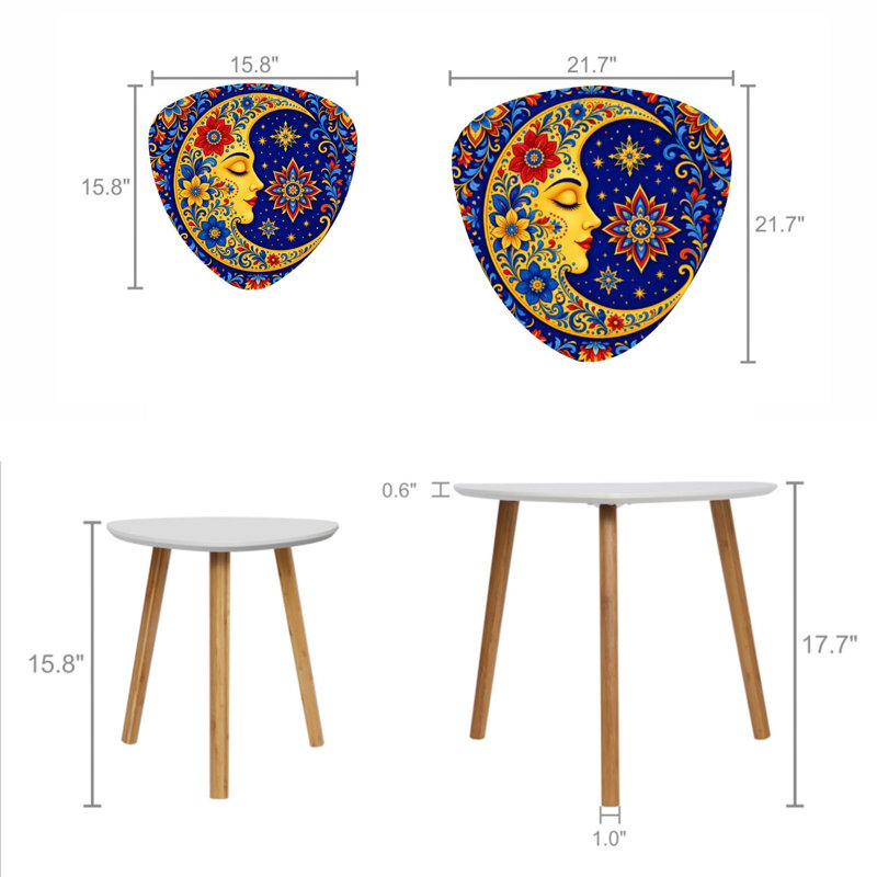Ensemble de 2 tables basses gigognes Triang