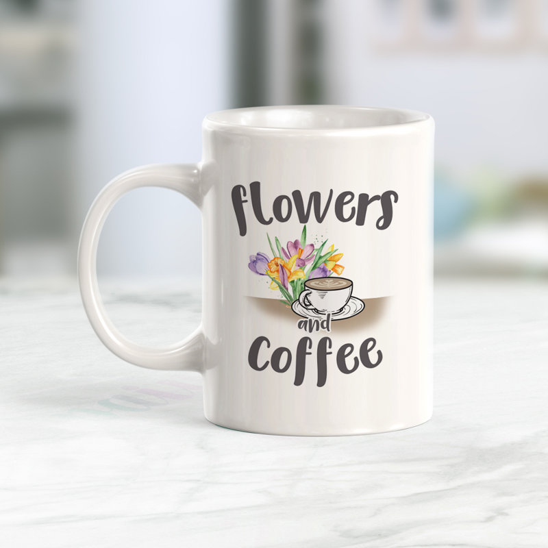 Fleurs et bouquet de café