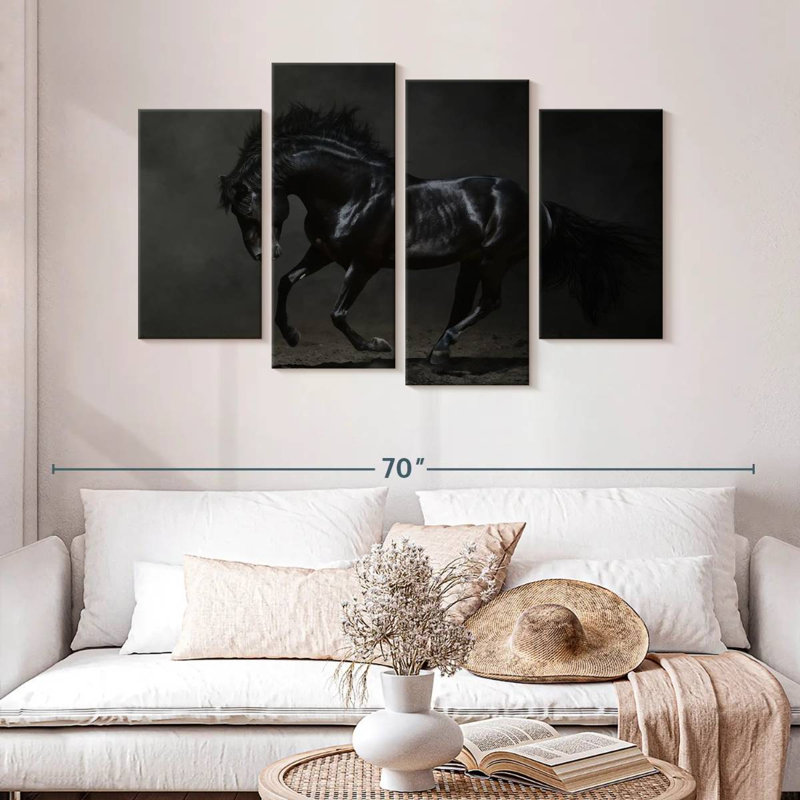 Dark Horse, 32" H x 52" W