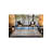 Gray Traditional Geometric Decorative Washable Rug-1272843151
