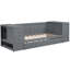 Lit de jour gris simple avec rangement pour accessoires pour cheveux, lit gigogne - Structure en bois robuste-350921458