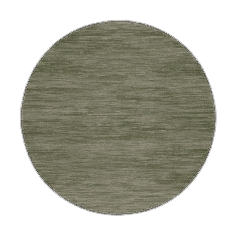 Solid Brown Indoor and Outdoor Area Rug, Rectangle 5' x 7'