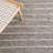 Tenafly Hand Loomed Wool/Cotton Southwestern Rug in Black/Ivory-932140700