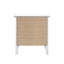 Table de chevet 3 tiroirs blanche