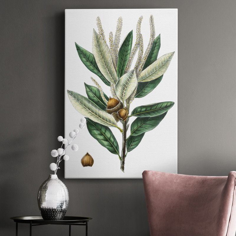 «Dense Flowered Oak», impression sur toile tendue, H 18 po x l 12 po x P 1,5 po
