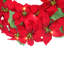 Couronne de poinsettia artificielle rouge pré-éclairée à piles-1292249615