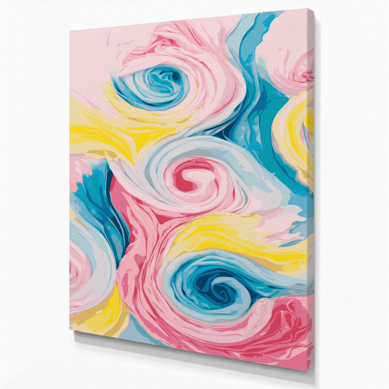 Aquarelle abstraite, art mural gris sur toile 65, H 16 po x l 20 po