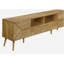 TV Stand, 72 Inches, Top, Media Entertainment Centre, Storage Drawers, Walnut Veneer Panels-1316748827