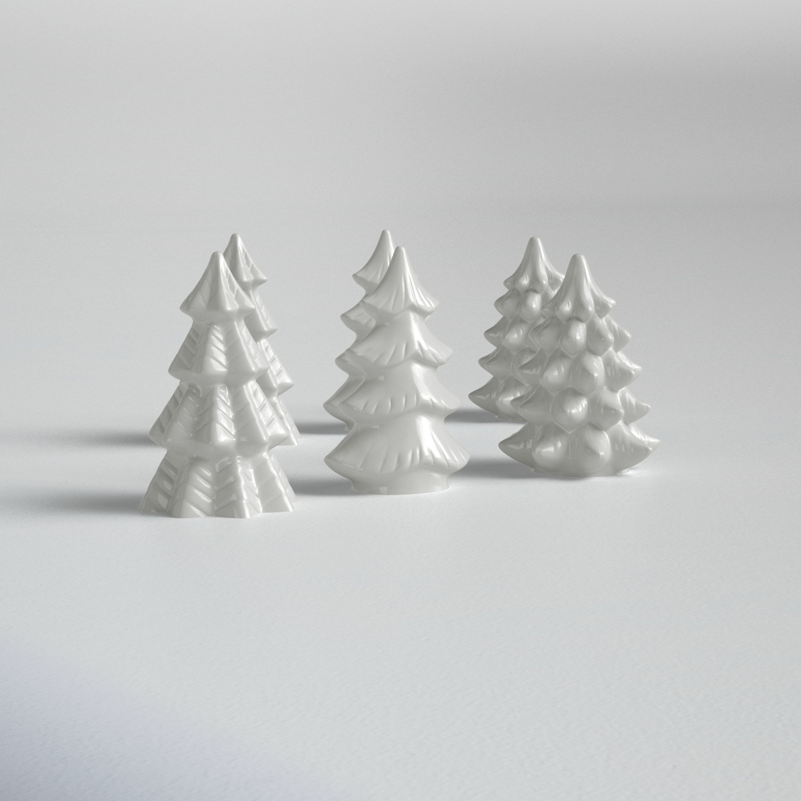 Westmont Stoneware Tabletop Tree Set