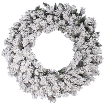 Couronne de neige artificielle