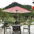 9FT UMBRELLA Red Stripes