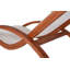 Chaise longue simple en pin 63 po Musawwir