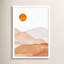 Doris Mountain Range I par Amy Lighthall - reproduction d'art sur papier encadrée-1531589562-1531589573