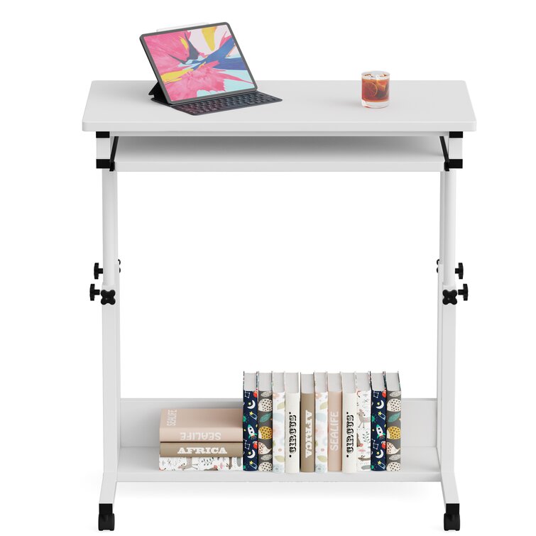 43.3'' H x 31.5'' W Laptop/Computer Cart Or Stand with Wheels