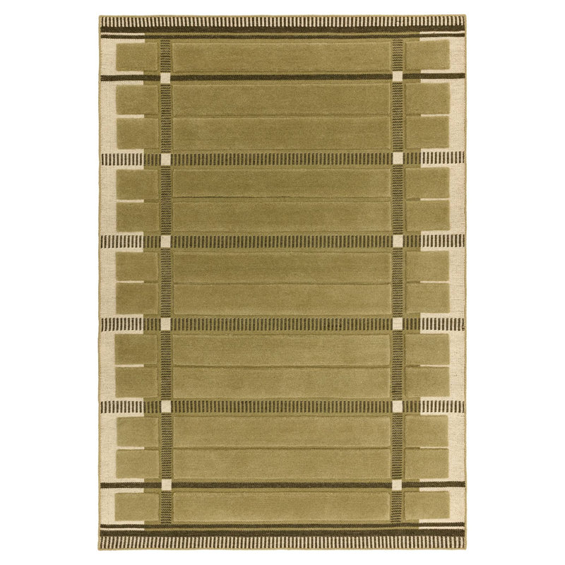 Cati Rectangle Wool Hand Tufted Dhurrie, Rectangle 120 x 170cm