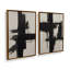 Contrast in Silence, ensemble de 2 impressions sur toile-731226774-731226783