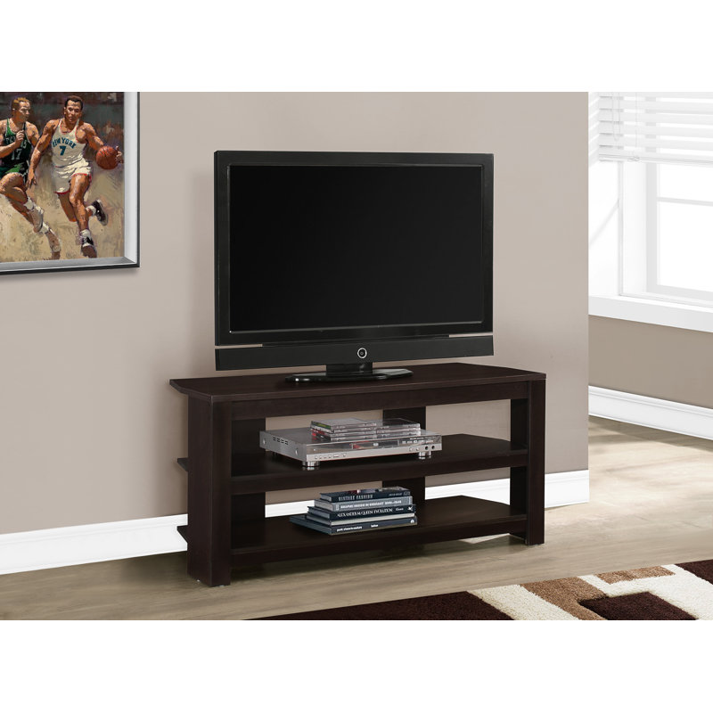 Tv Stand, 42 Inch, Console, Media Entertainment Center, Storage Shelves, Living Room, Bedroom, Laminate, Taupe