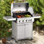 Barbecue au gaz propane à 4 brûleurs avec brûleur latéral