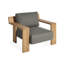 Ridge Outdoor Teak Lounge Chair-1952991424