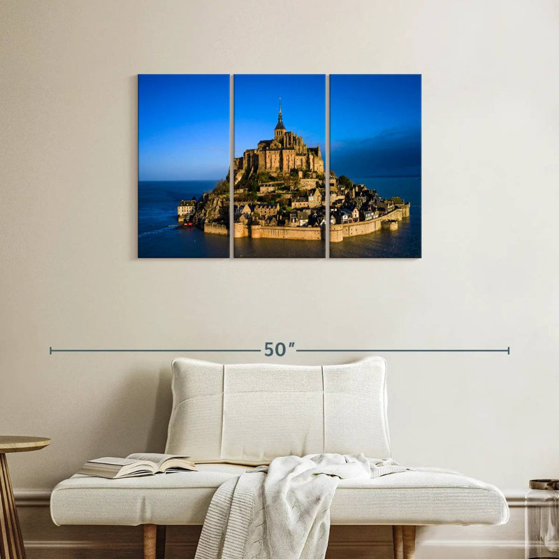 Île du Mont Saint-Michel, H 24 po x l 38 po