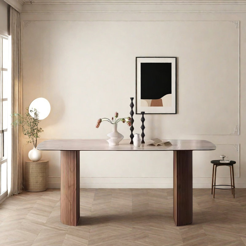 Table de salle à manger Vintage, H 29,52 po x L 55,11 po x l 31,49 po